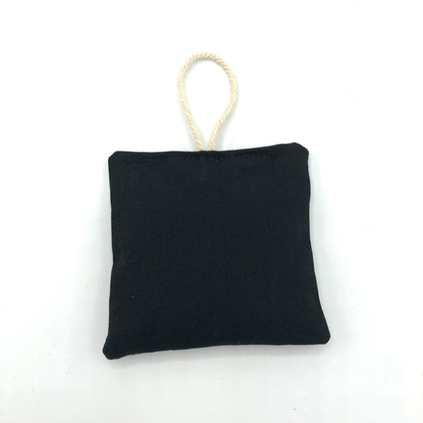 catzup-Lavendelkissen mit Aufhängeschleife - "Blau mit Schwarz" - 3er Set – Bild 5